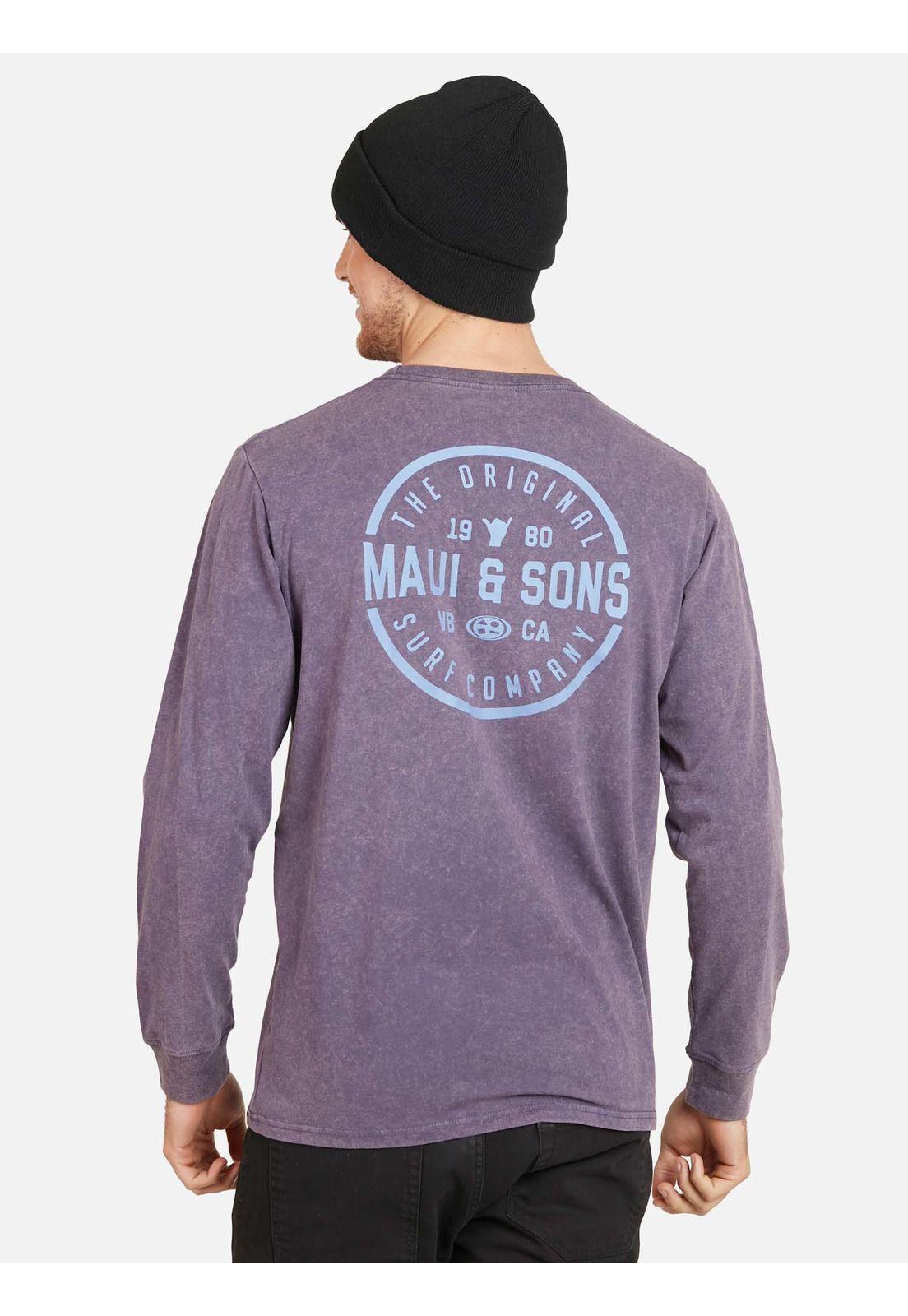 Polera VB. CA. Hombre Morado Maui & Sons-1