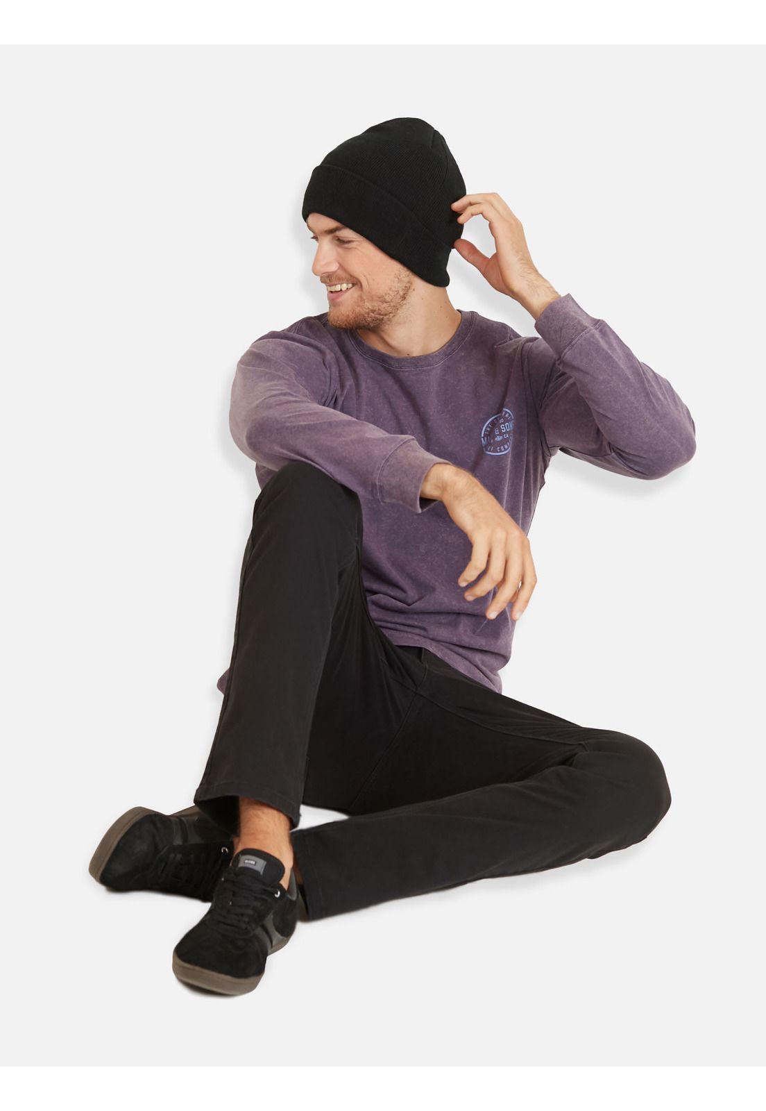 Polera VB. CA. Hombre Morado Maui & Sons-2