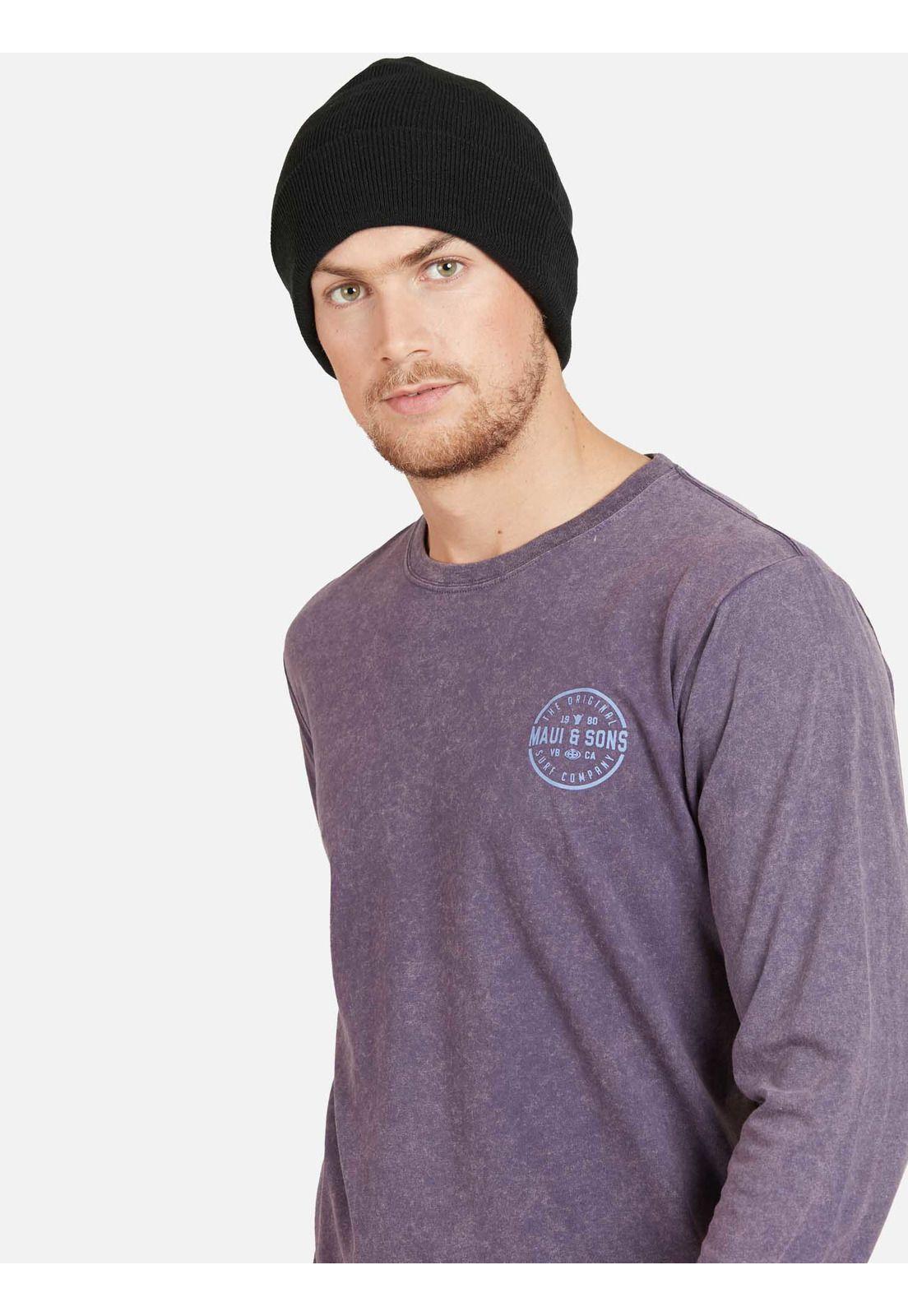 Polera VB. CA. Hombre Morado Maui & Sons-3