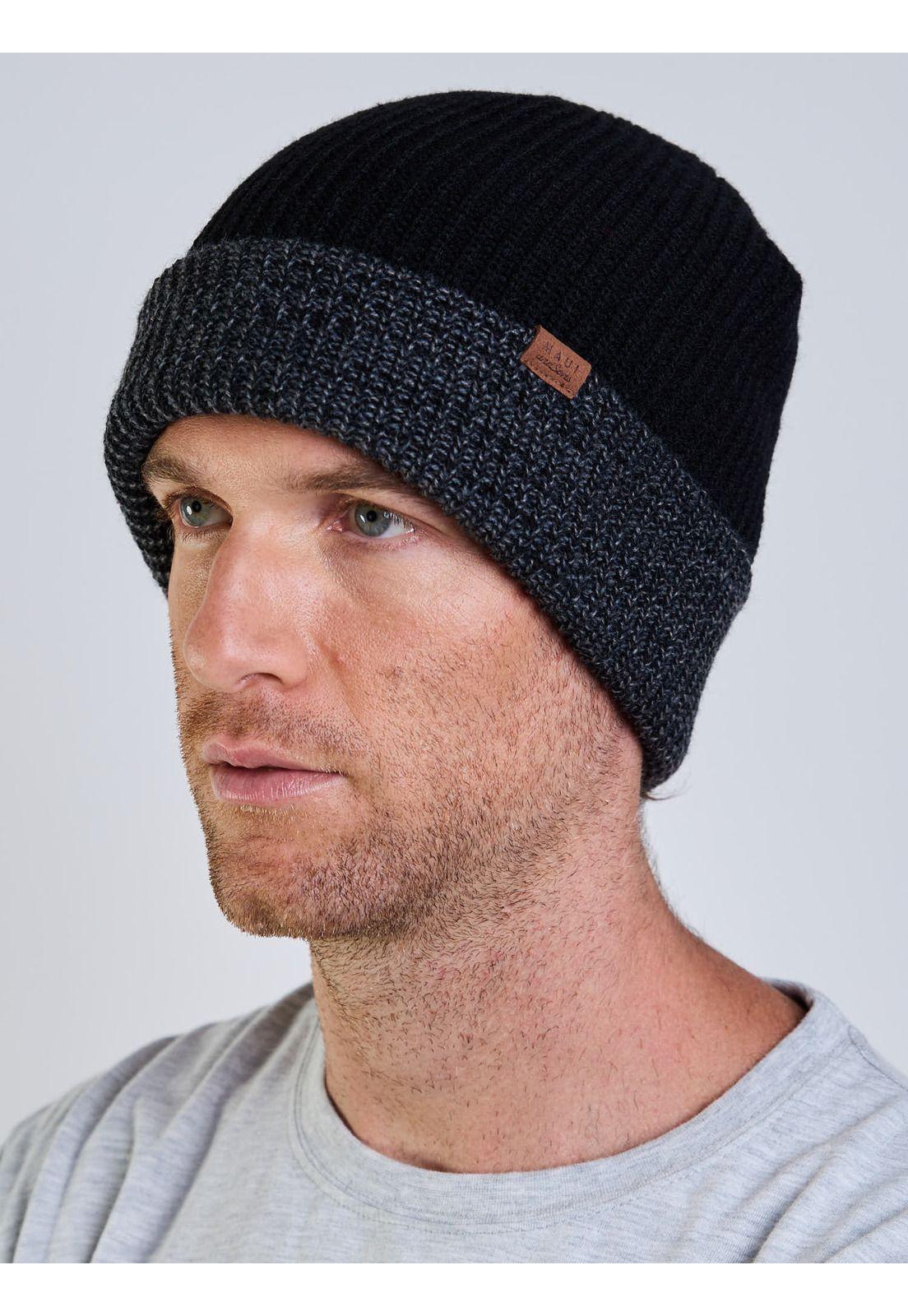 Gorro Mid Malu Negro Hombre Maui And Sons-1