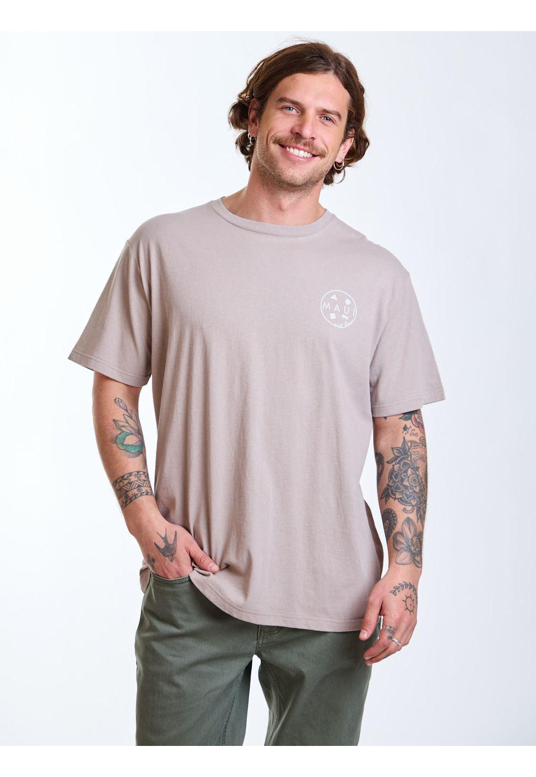 Polera MC Palms Beige Hombre Maui and Sons-5