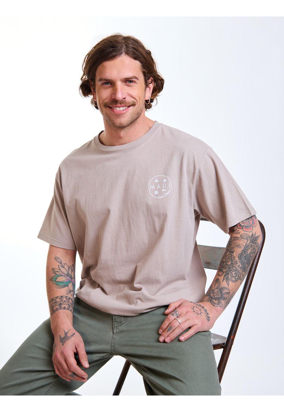 Polera MC Palms Beige Hombre Maui and Sons-6