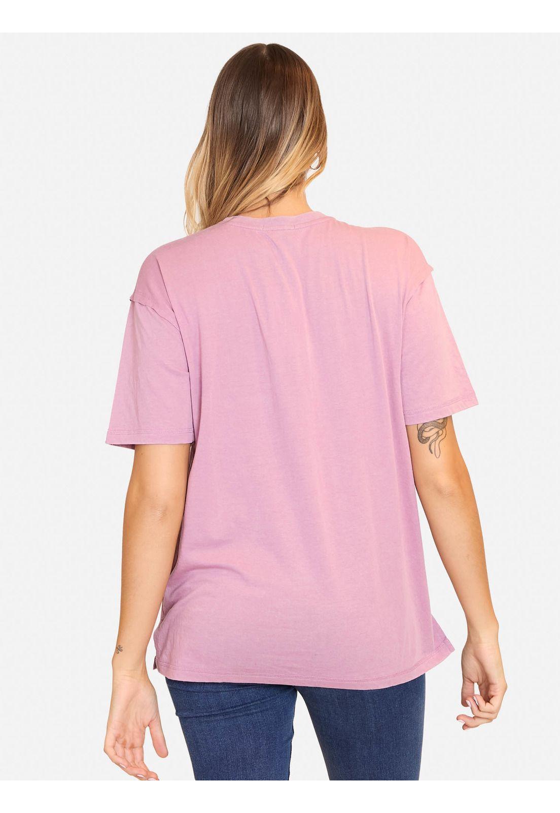Polera MC Back To Nature Rosado Mujer Maui And Sons-1