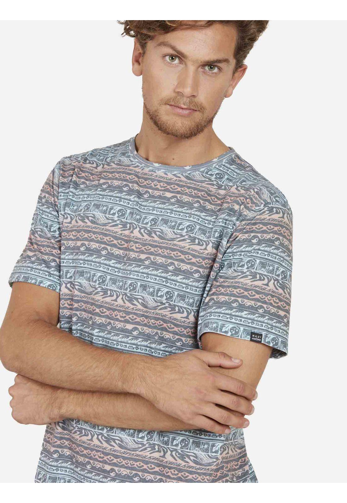 Polera HAWAIIAN SOUR Hombre Multicolor Maui and Sons-2