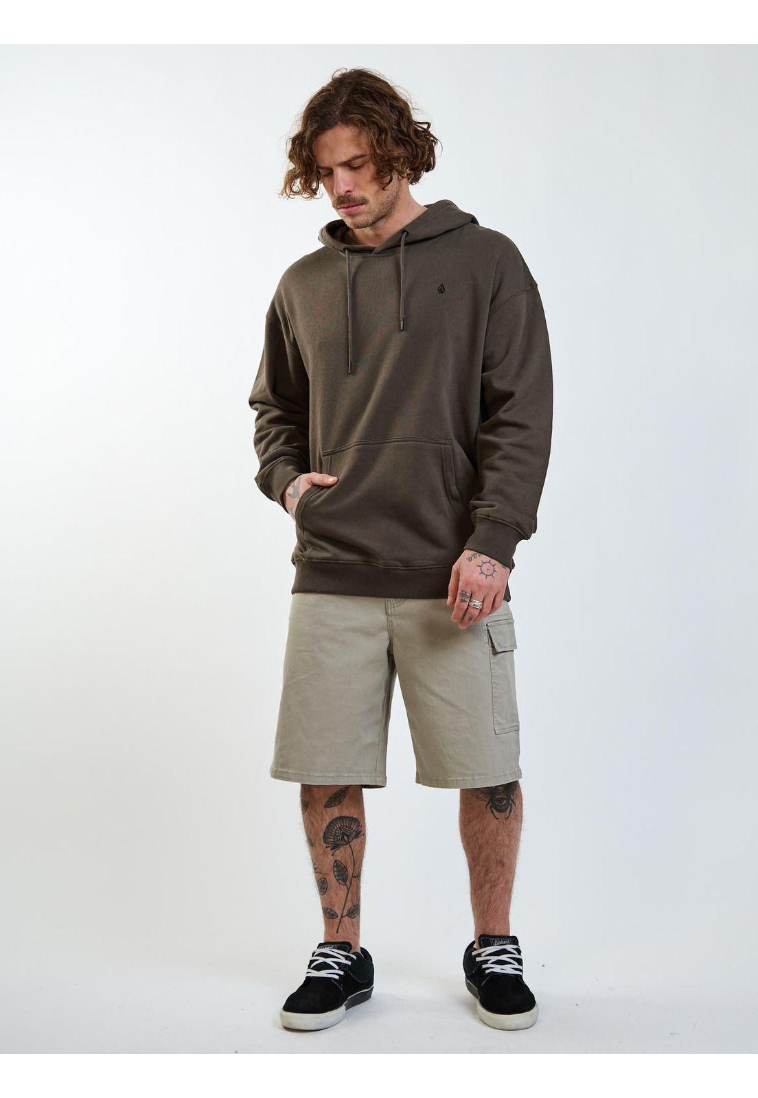 Bermuda Baggy Static Beige Hombre Volcom-6