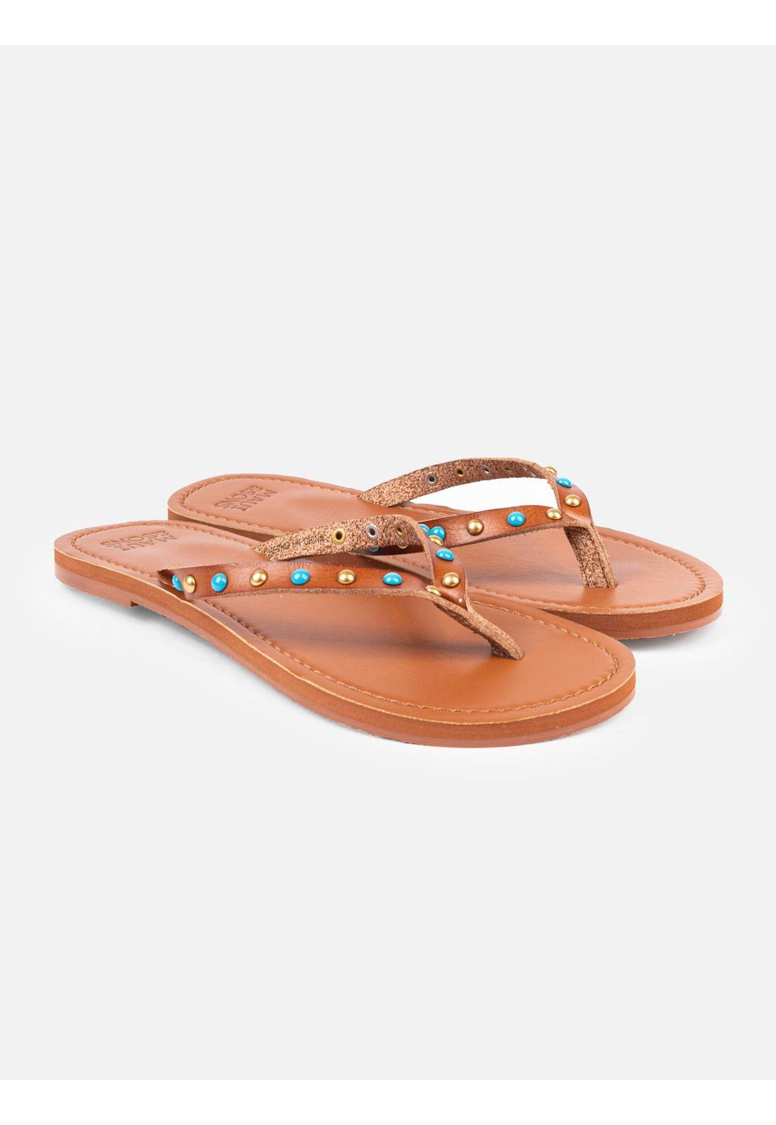 Sandalia Light Blue Studs Cafe Mujer Maui And Sons-0