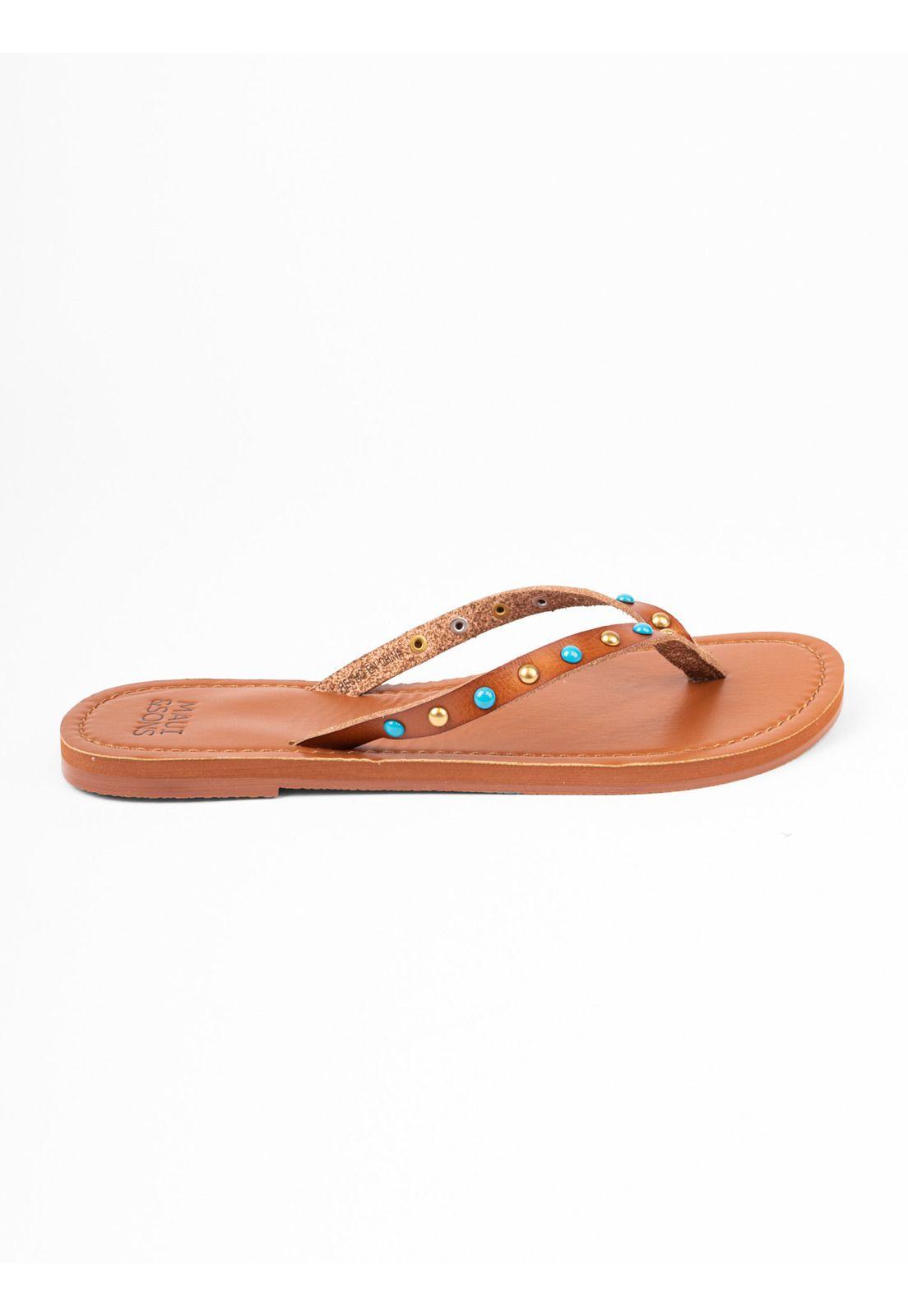 Sandalia Light Blue Studs Cafe Mujer Maui And Sons-2