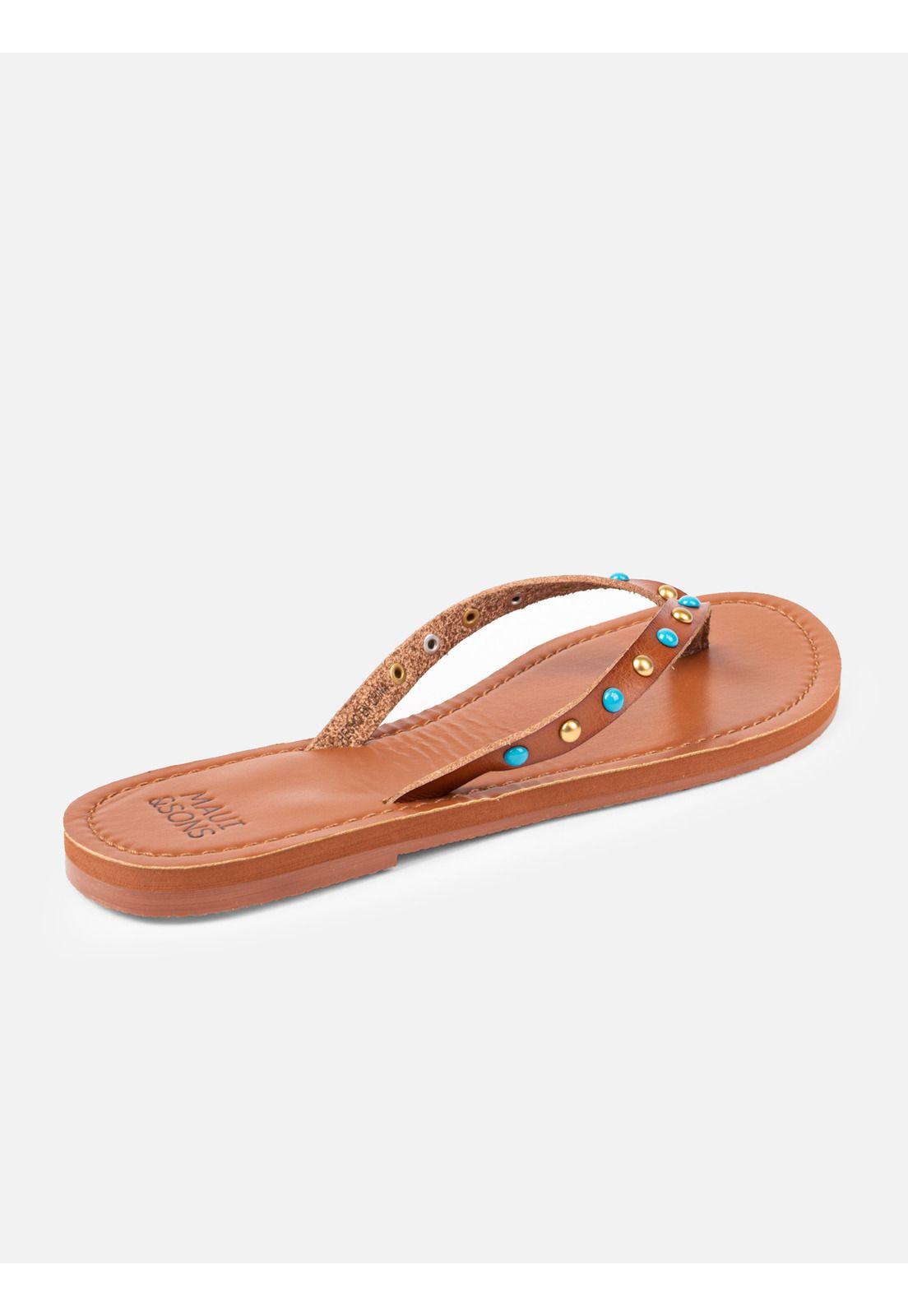 Sandalia Light Blue Studs Cafe Mujer Maui And Sons-3