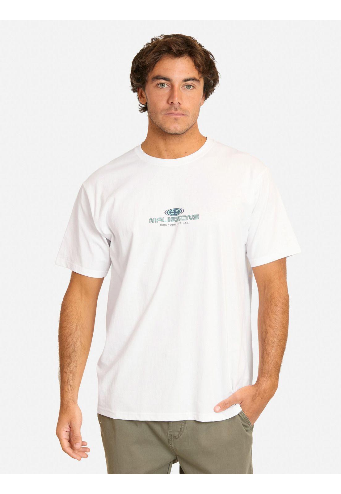 Polera MC Livet Blanco Hombre Maui And Sons-0
