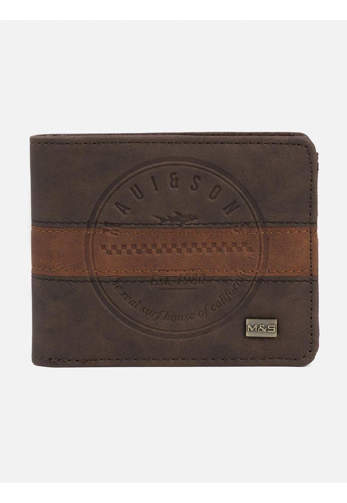 Billetera Hombre 5AB164-MT22 Café Maui and Sons-0