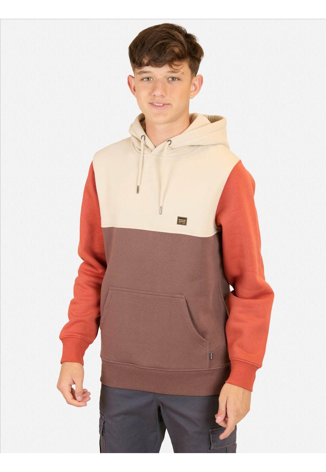 Poleron Canguro Sand Beige Infantil Maui And Sons-0