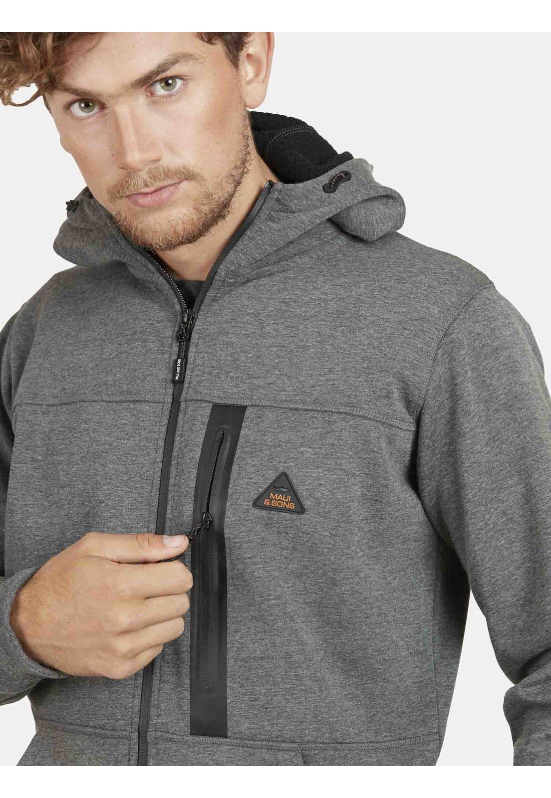 Poleron NORDICTONE Hombre Gris Maui and Sons-3