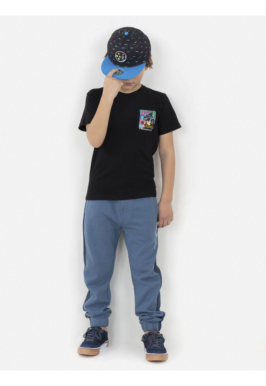 Polera LOCAL BOY Niño Negro Maui and Sons-3