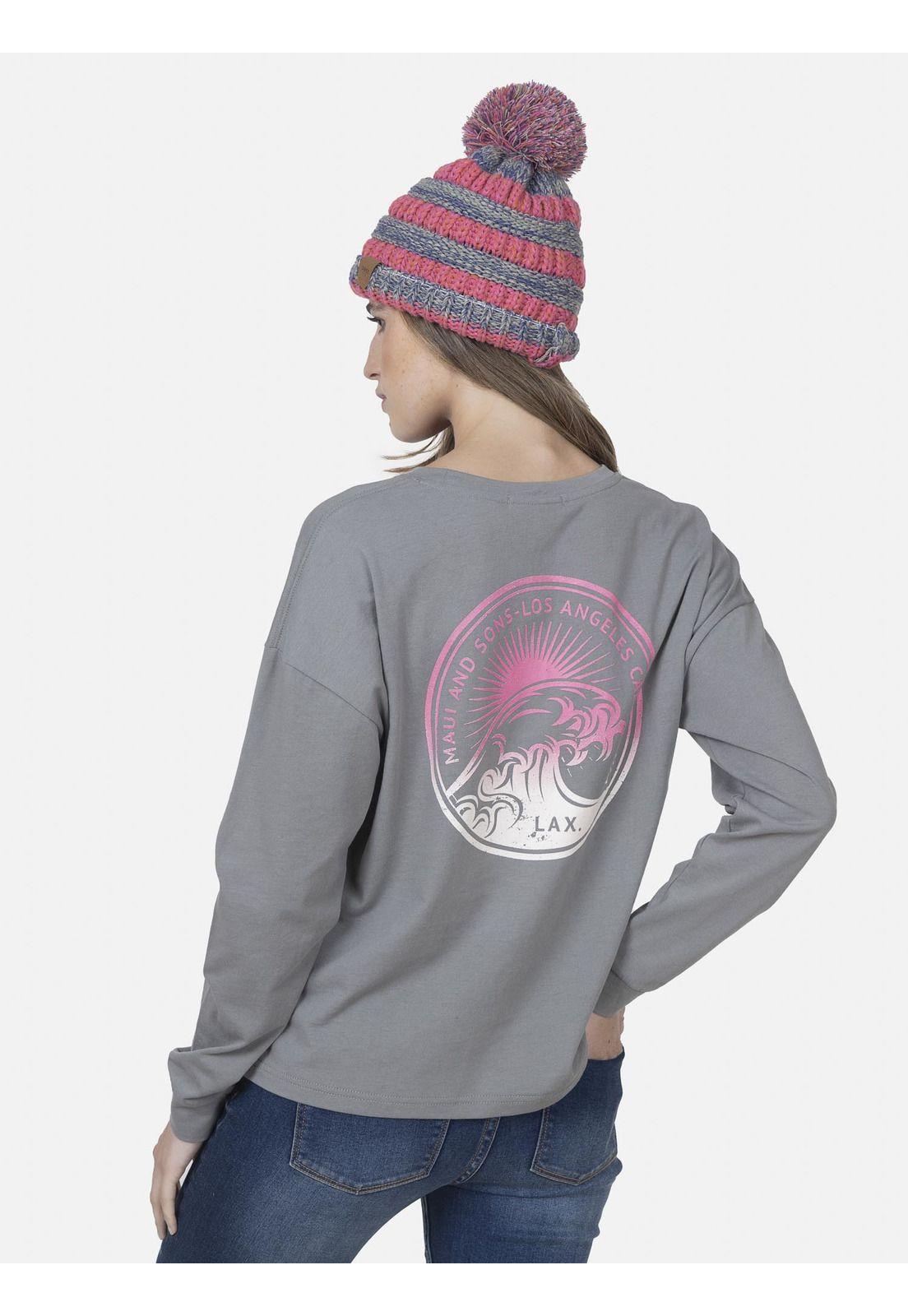Polera Mujer SUNSET WAVES Verde Maui and Sons-1