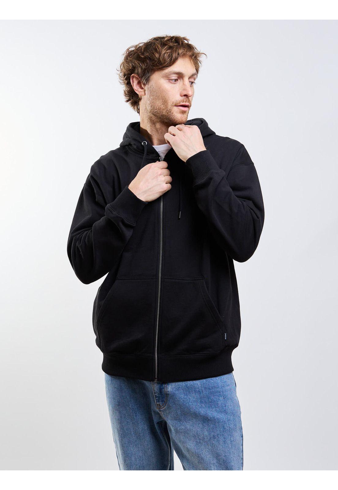 Poleron FZ Blueva Negro Hombre Maui And Sons-5