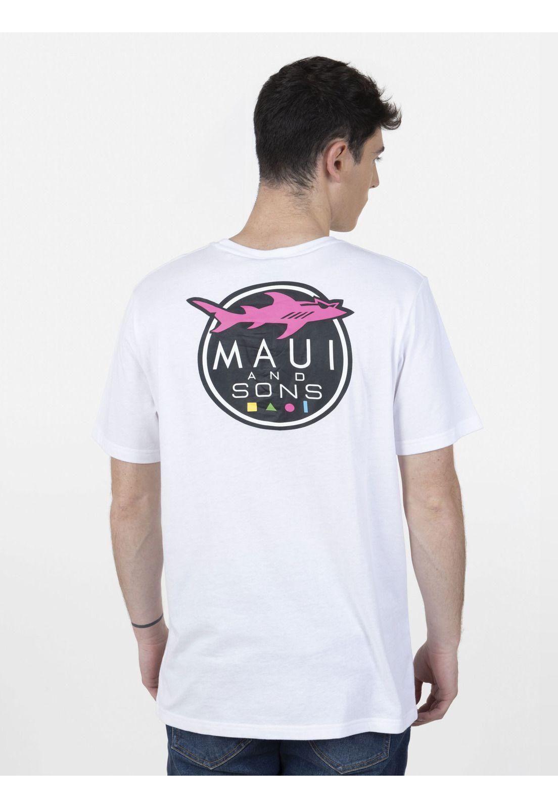 Pack Polera Billetera 5AV1553 Hombre Blanco Maui and Sons-1