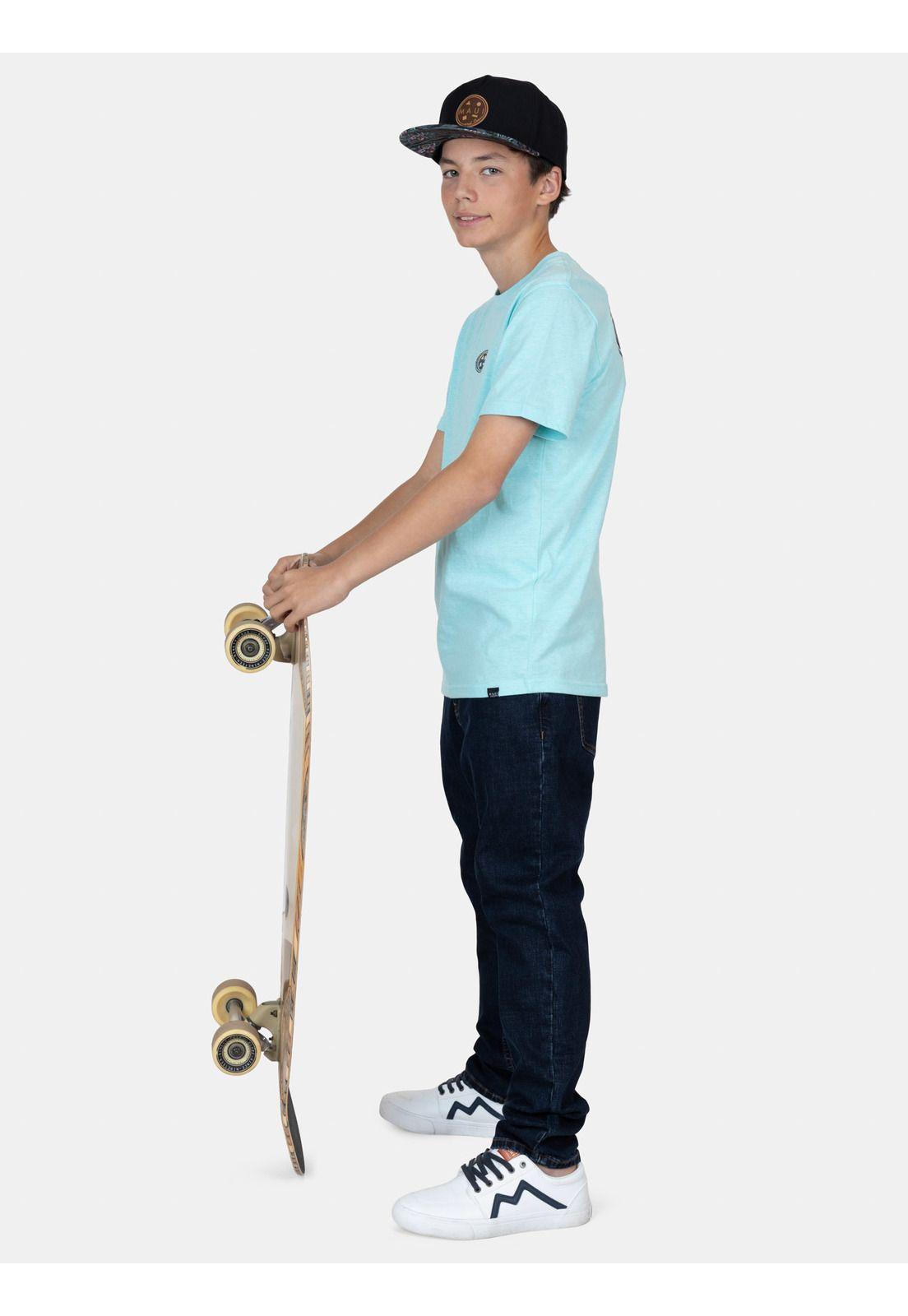 Polera MC SunRider Celeste Infantil Maui And Sons-3