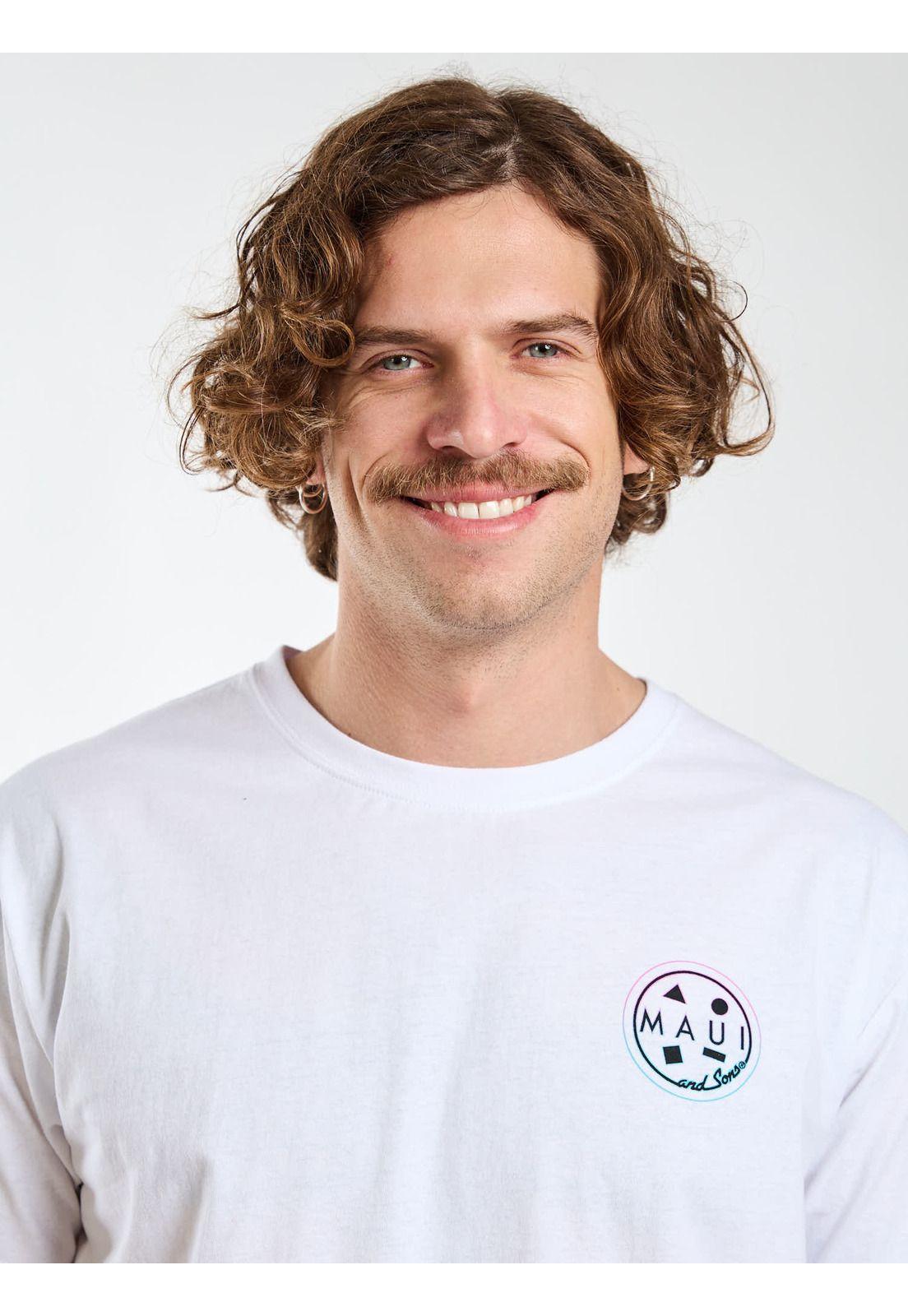 Polera MC Pacific Blanco Hombre Maui and Sons-4