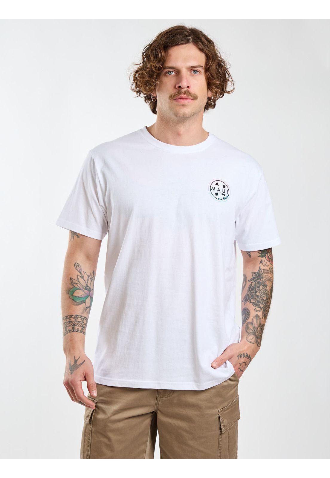 Polera MC Pacific Blanco Hombre Maui and Sons-6