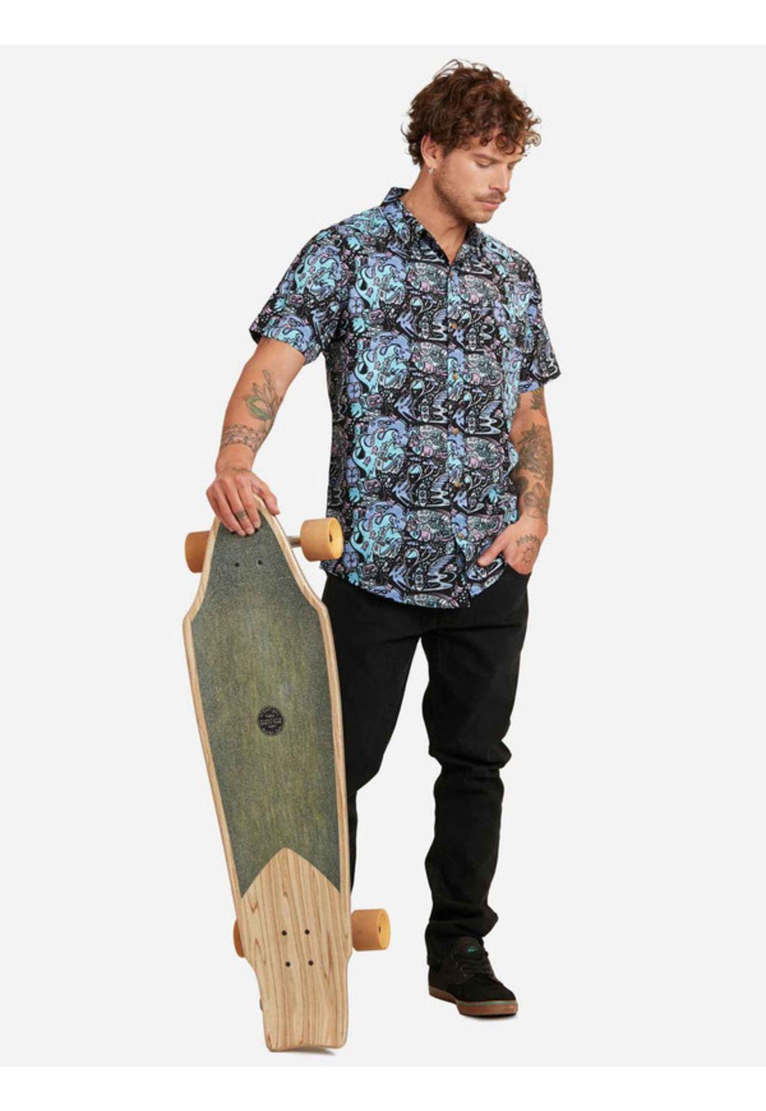 Camisa Comics Shirt Hombre Multicolor Maui And Sons-3