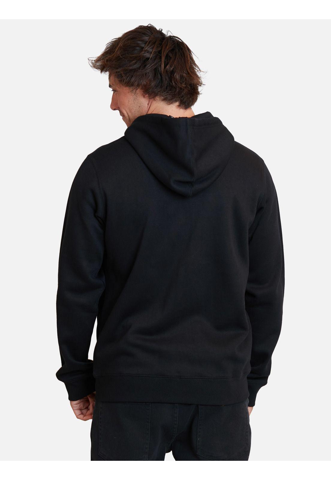 Poleron Fullzipper Insigne Hombre Negro Maui And Sons-1