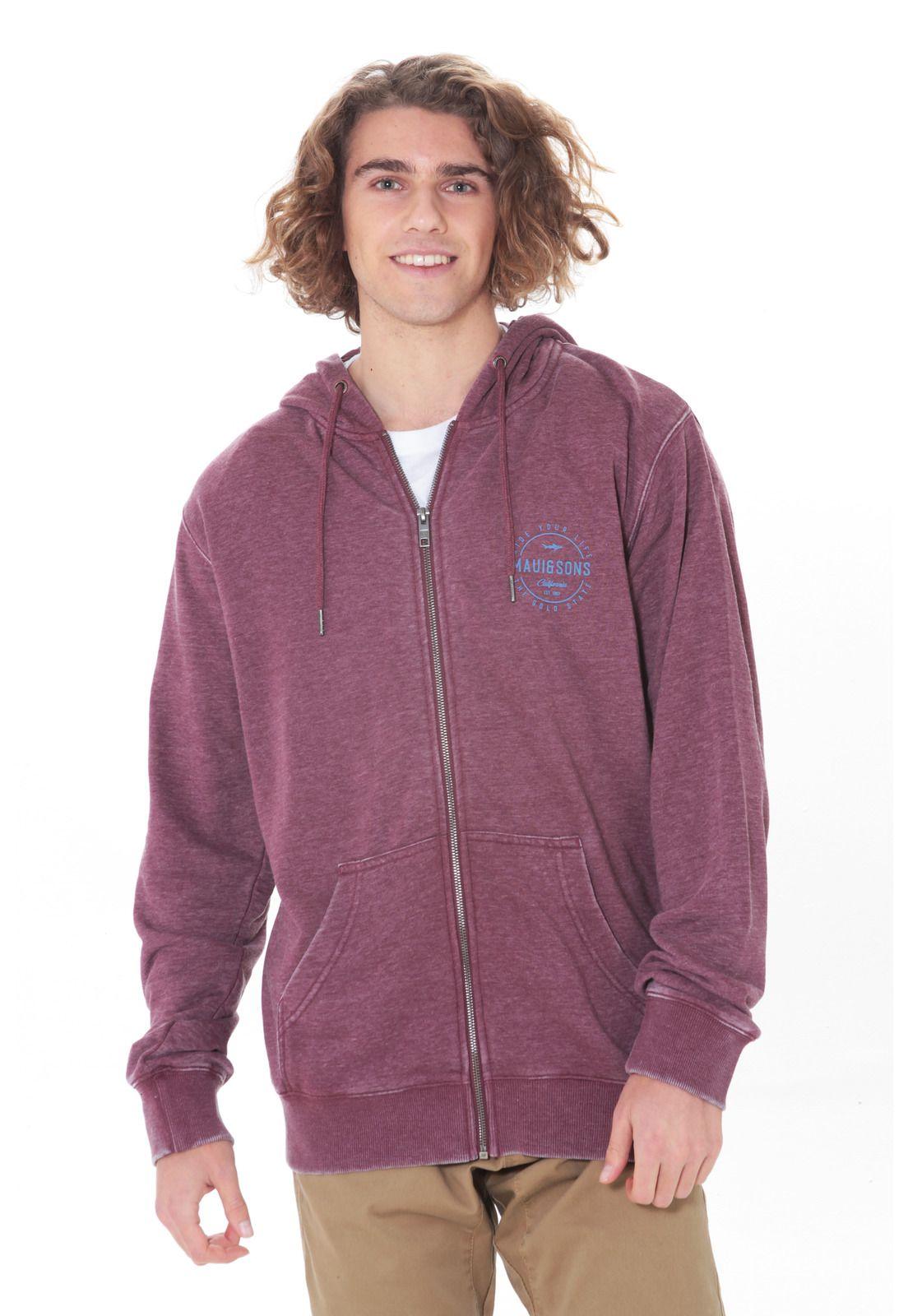 Poleron Hombre Maui 5O1031-MV21 Rojo-0