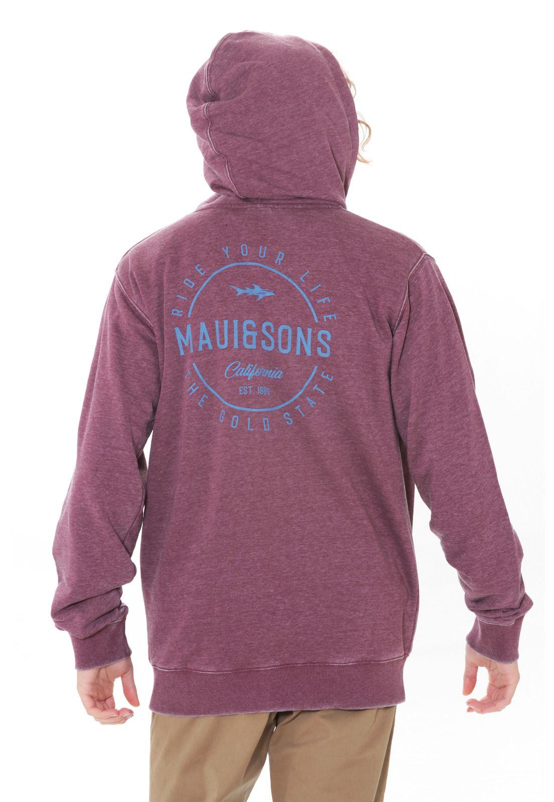 Poleron Hombre Maui 5O1031-MV21 Rojo-1