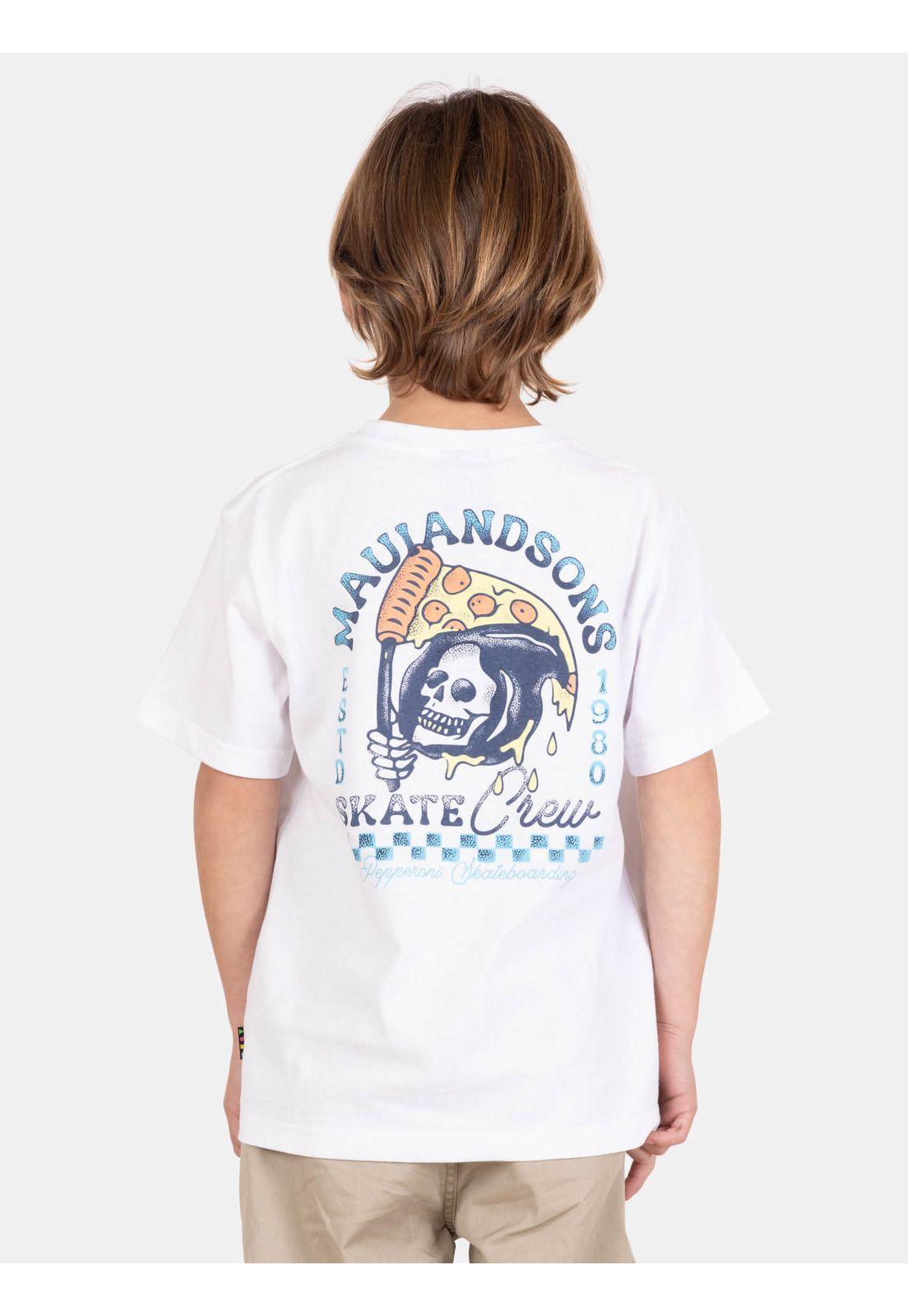 Polera MC TideFlex Blanco Infantil Maui And Sons-1