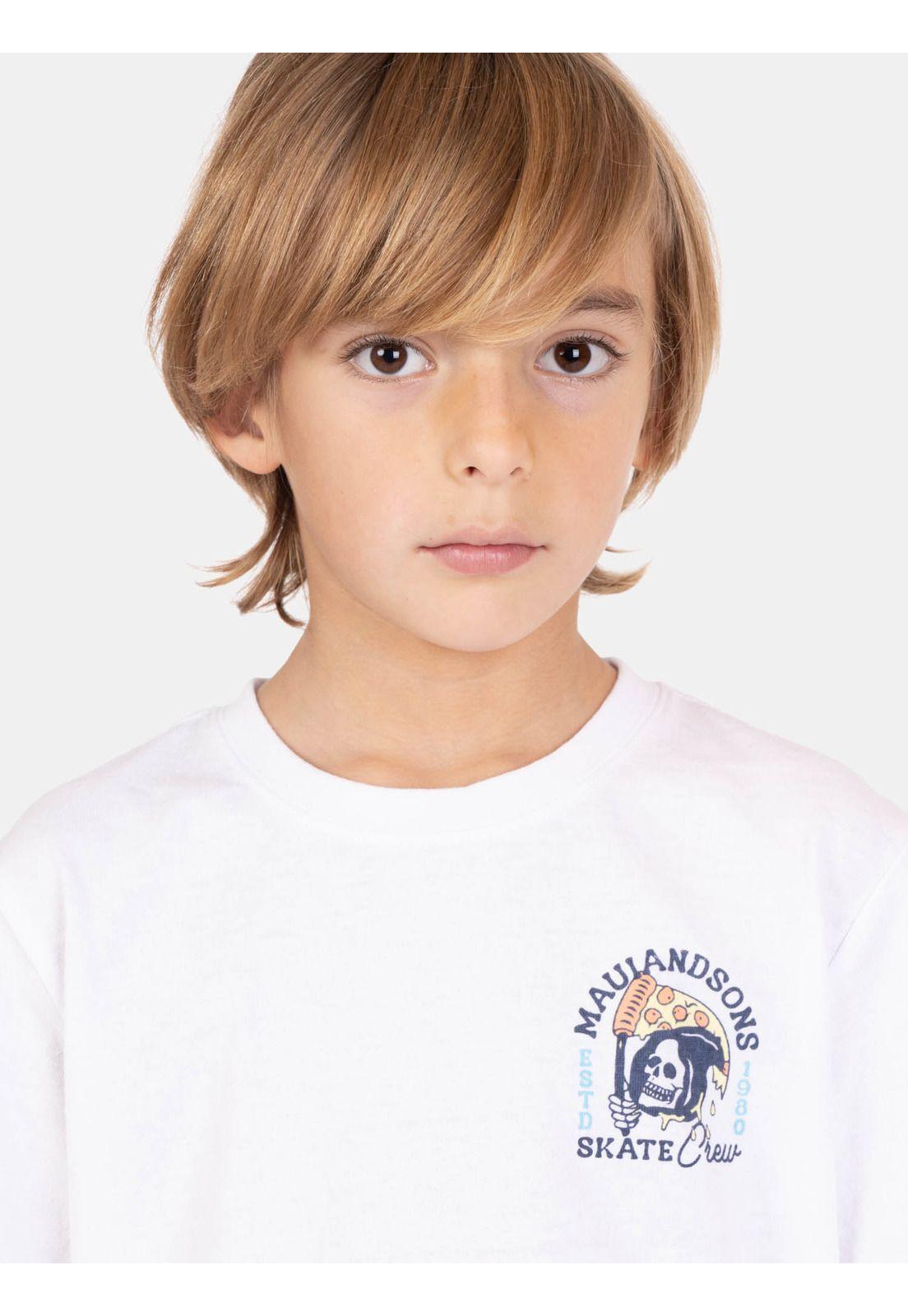 Polera MC TideFlex Blanco Infantil Maui And Sons-2