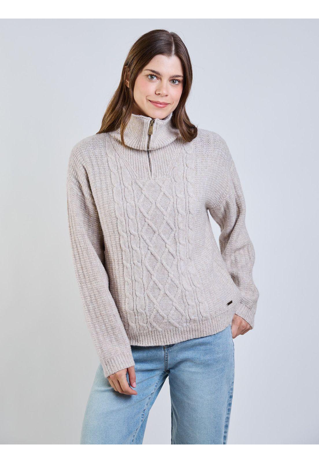 Sweater Lía Beige Mujer Maui And Sons-5