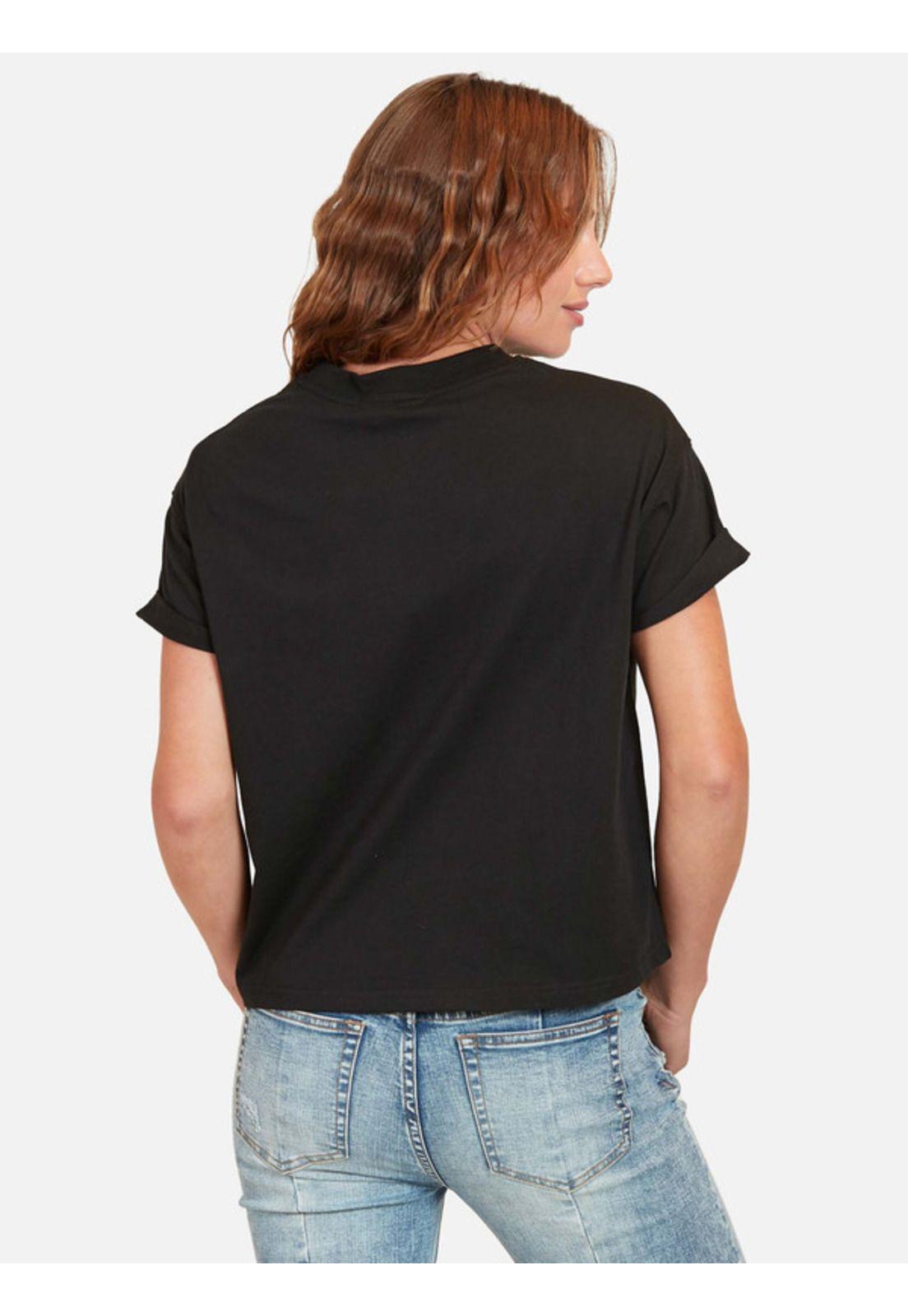 Polera Savage T-Shirt Mujer Negro Maui And Sons-1