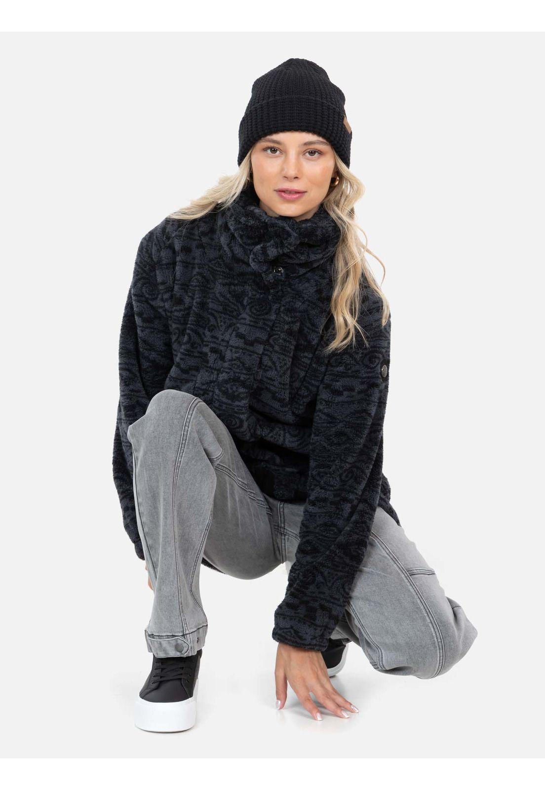 Poleron Chiporro Lissa Negro Mujer Maui And Sons-3