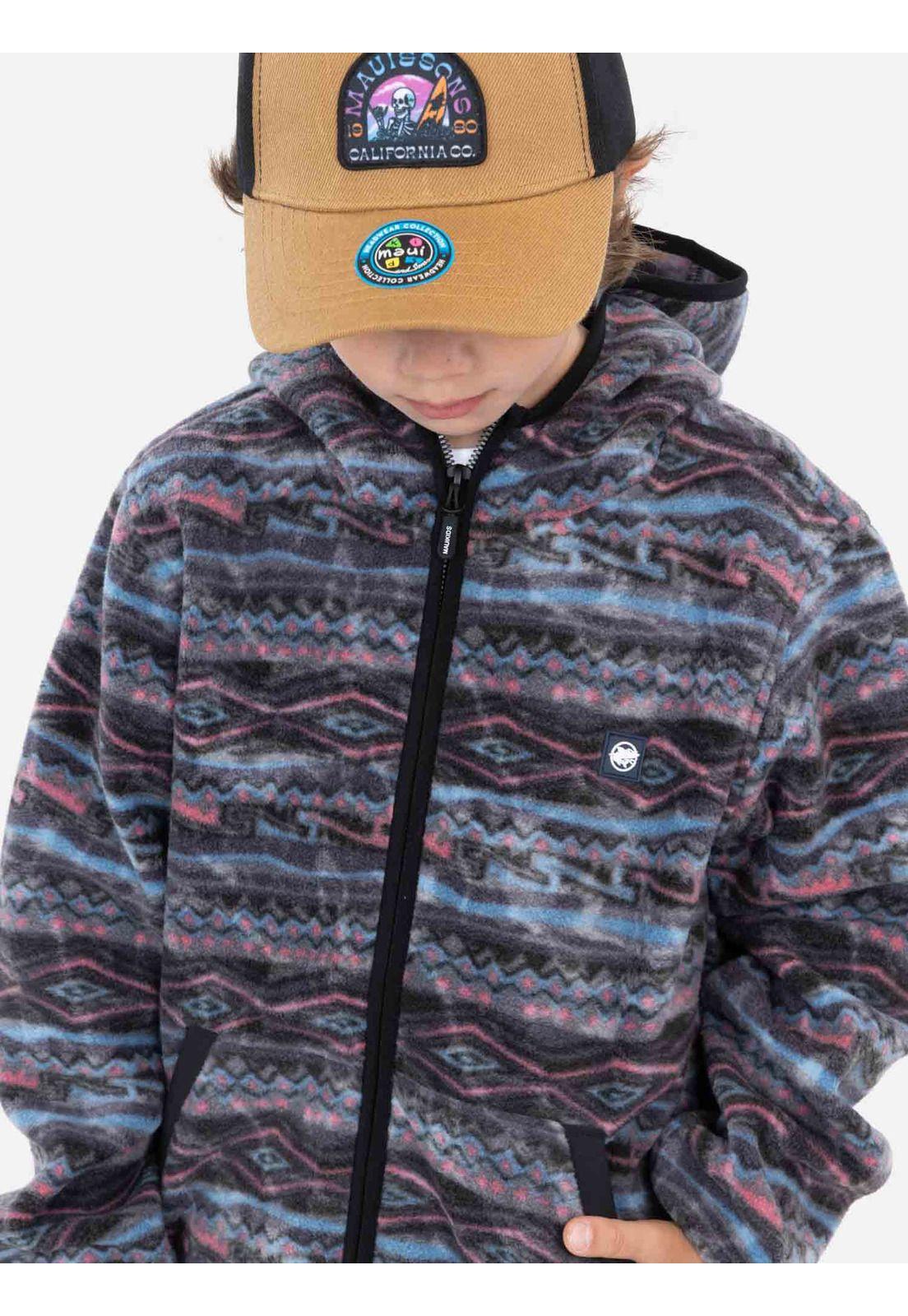 Poleron Micropolar Tik Multicolor infantil Maui And Sons-2