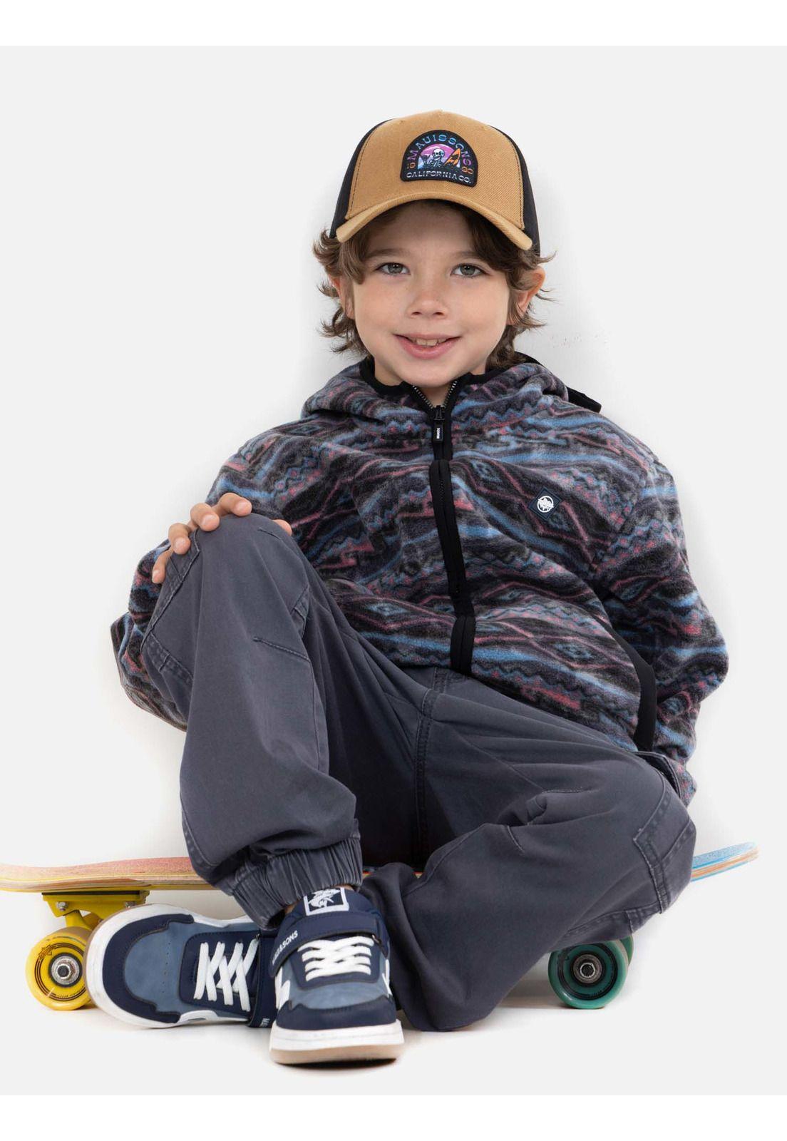 Poleron Micropolar Tik Multicolor infantil Maui And Sons-3