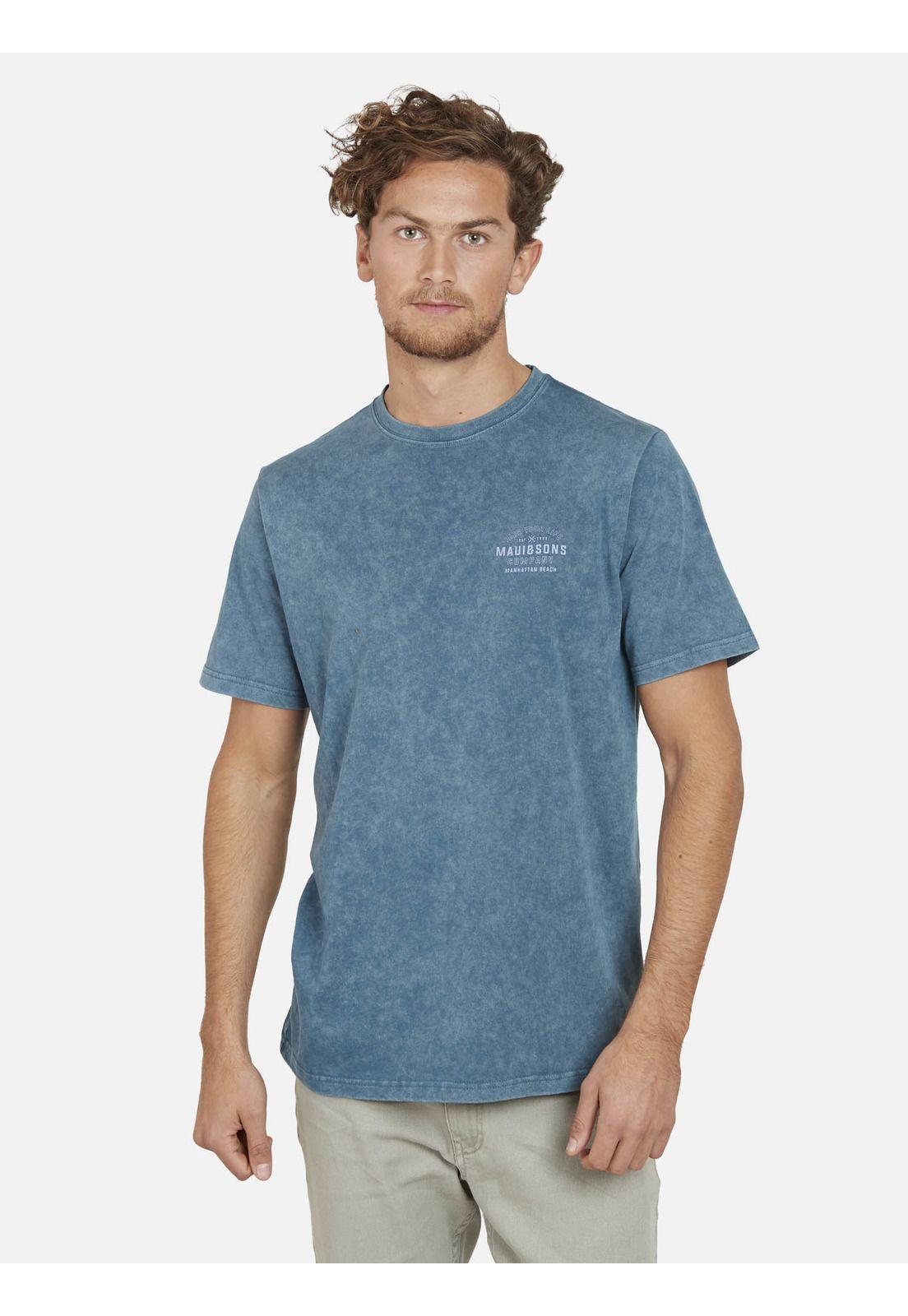 Polera R.Y.L. SURF DYE Hombre Azul Maui and Sons-0