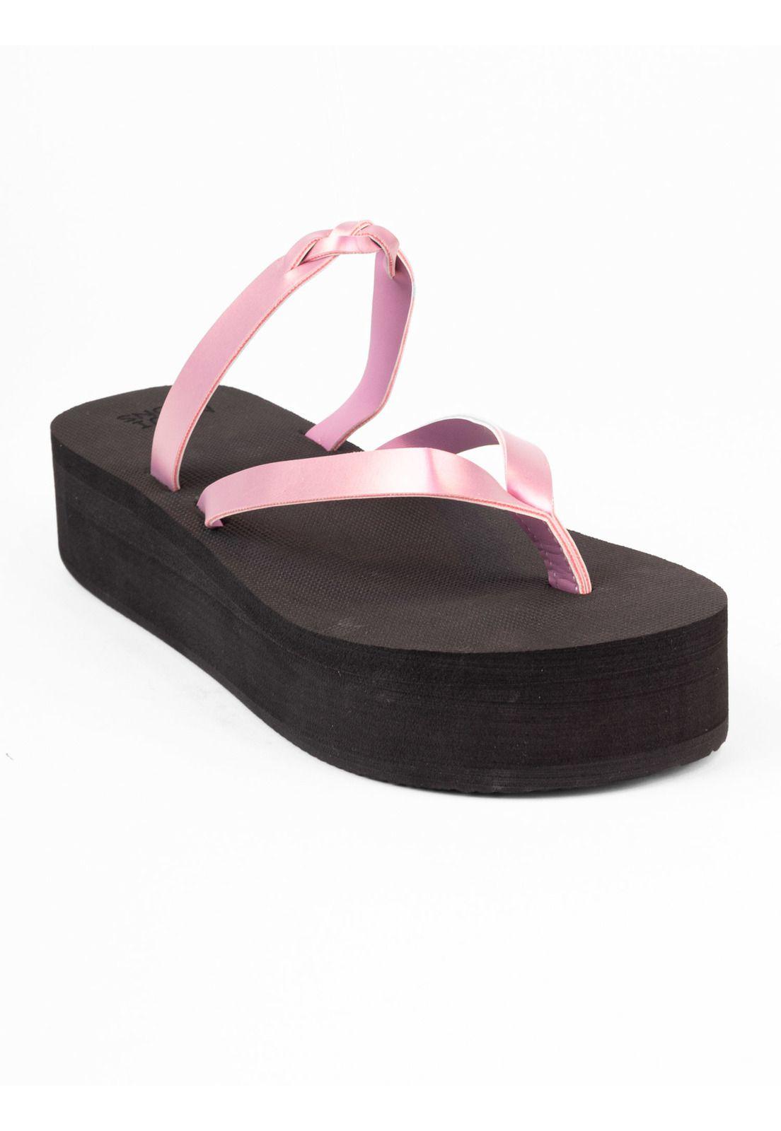 Sandalia Metallized Rose Rosado Mujer Maui And Sons-1