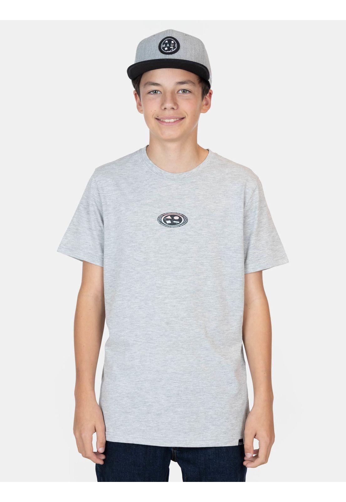 Polera MC SunRider Gris Infantil Maui And Sons-0