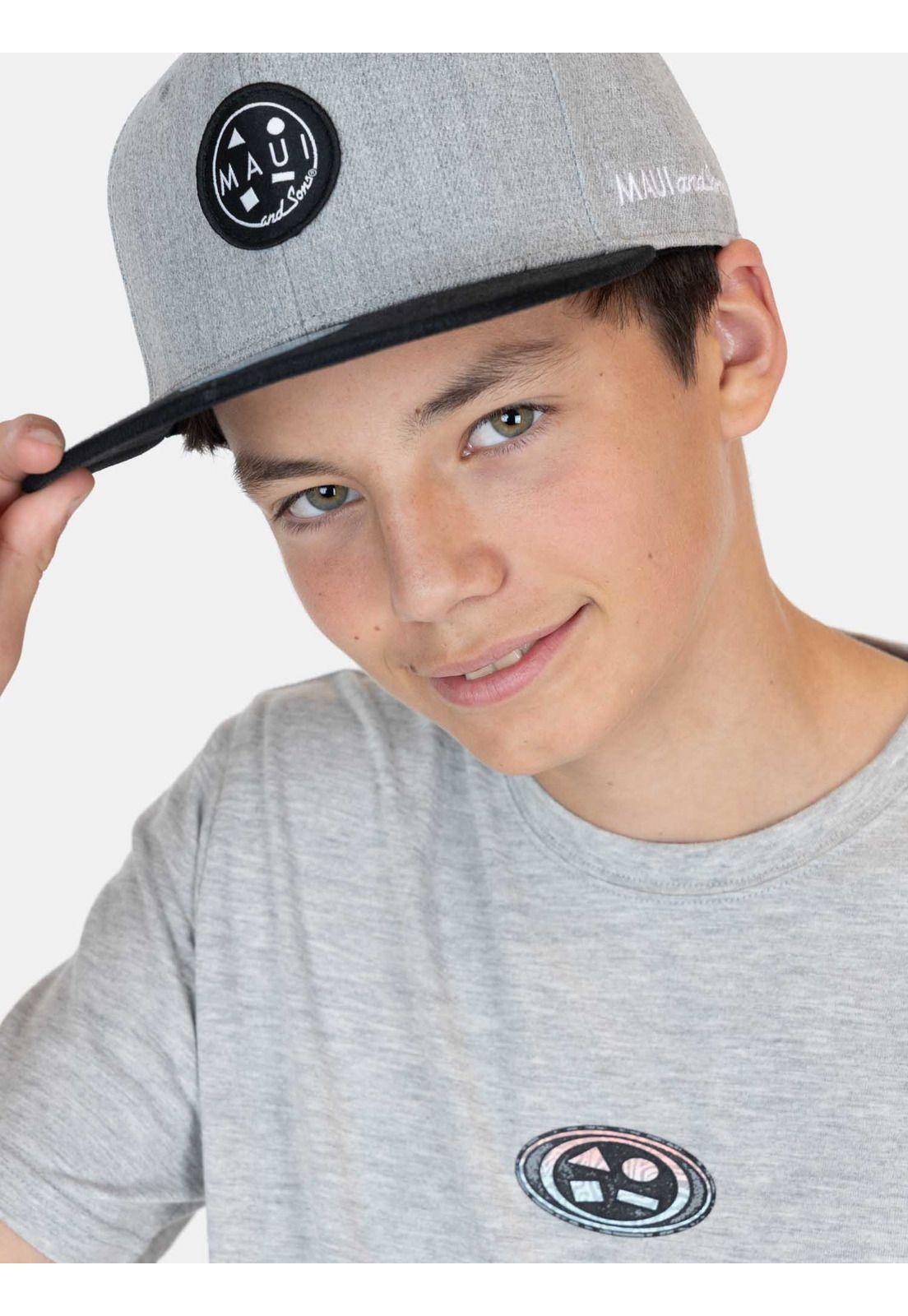 Polera MC SunRider Gris Infantil Maui And Sons-2