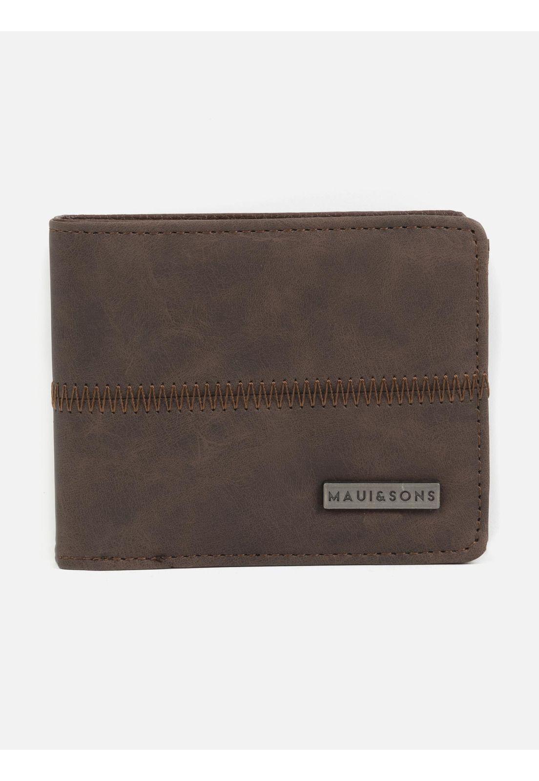 Billetera Hombre 5AB163-MT22 Café Maui and Sons-0