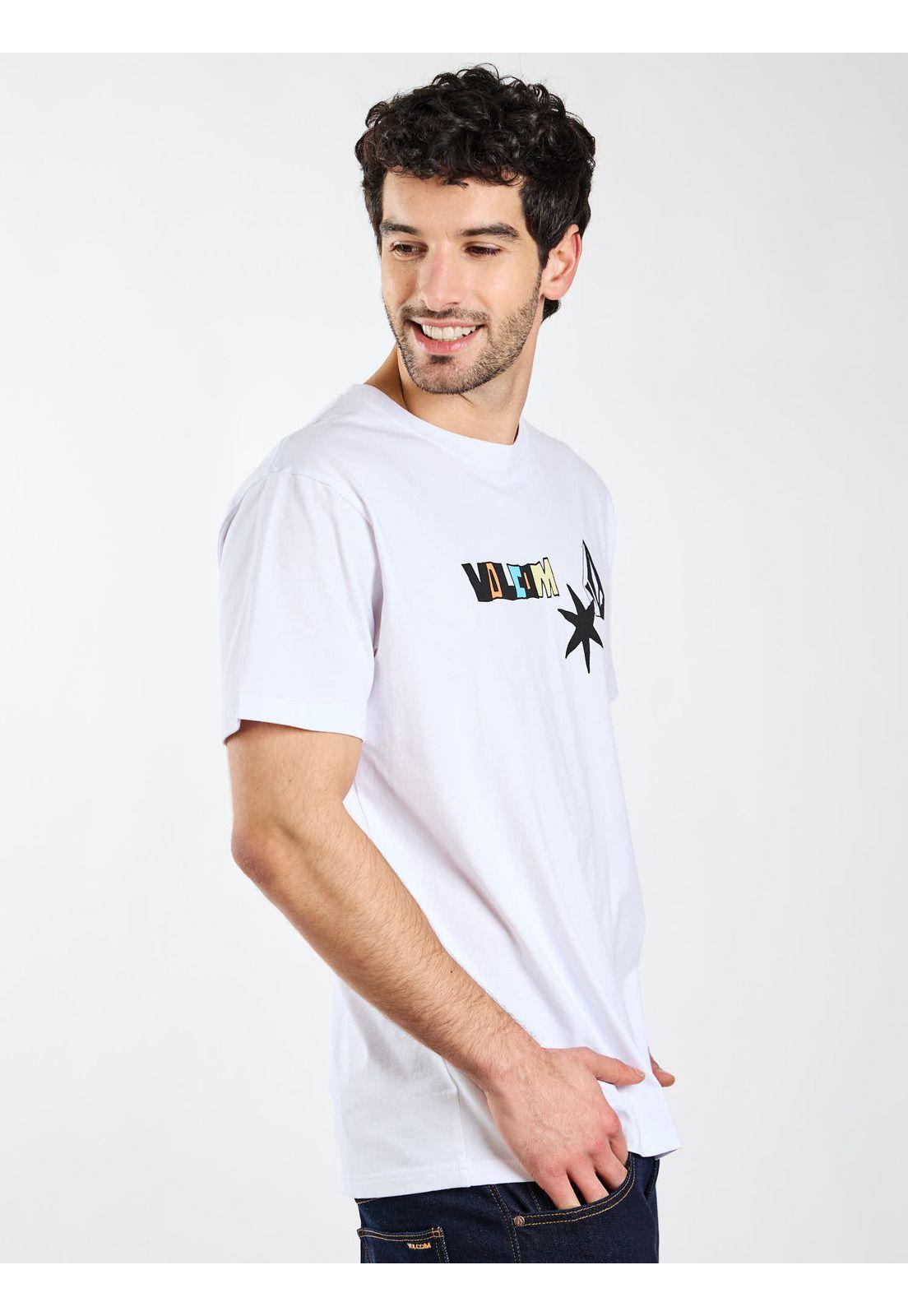 Polera MC Cosmic Rodeo Blanco Hombre Volcom-2