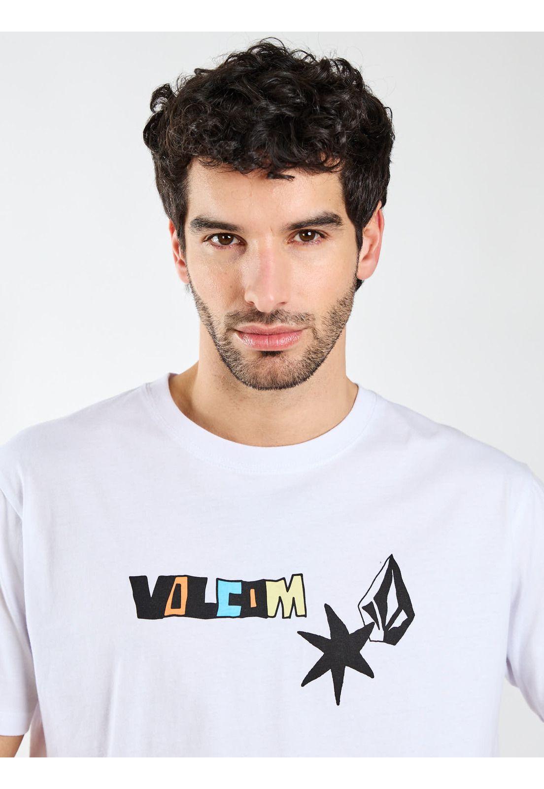 Polera MC Cosmic Rodeo Blanco Hombre Volcom-4