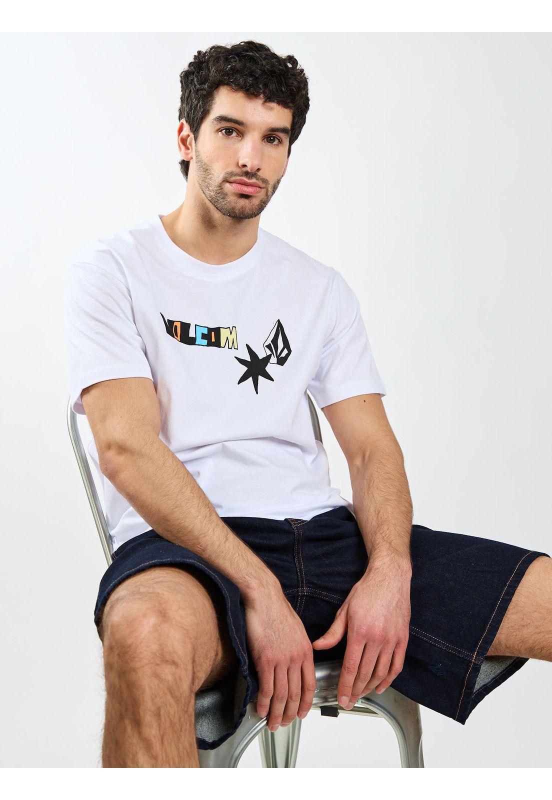 Polera MC Cosmic Rodeo Blanco Hombre Volcom-6