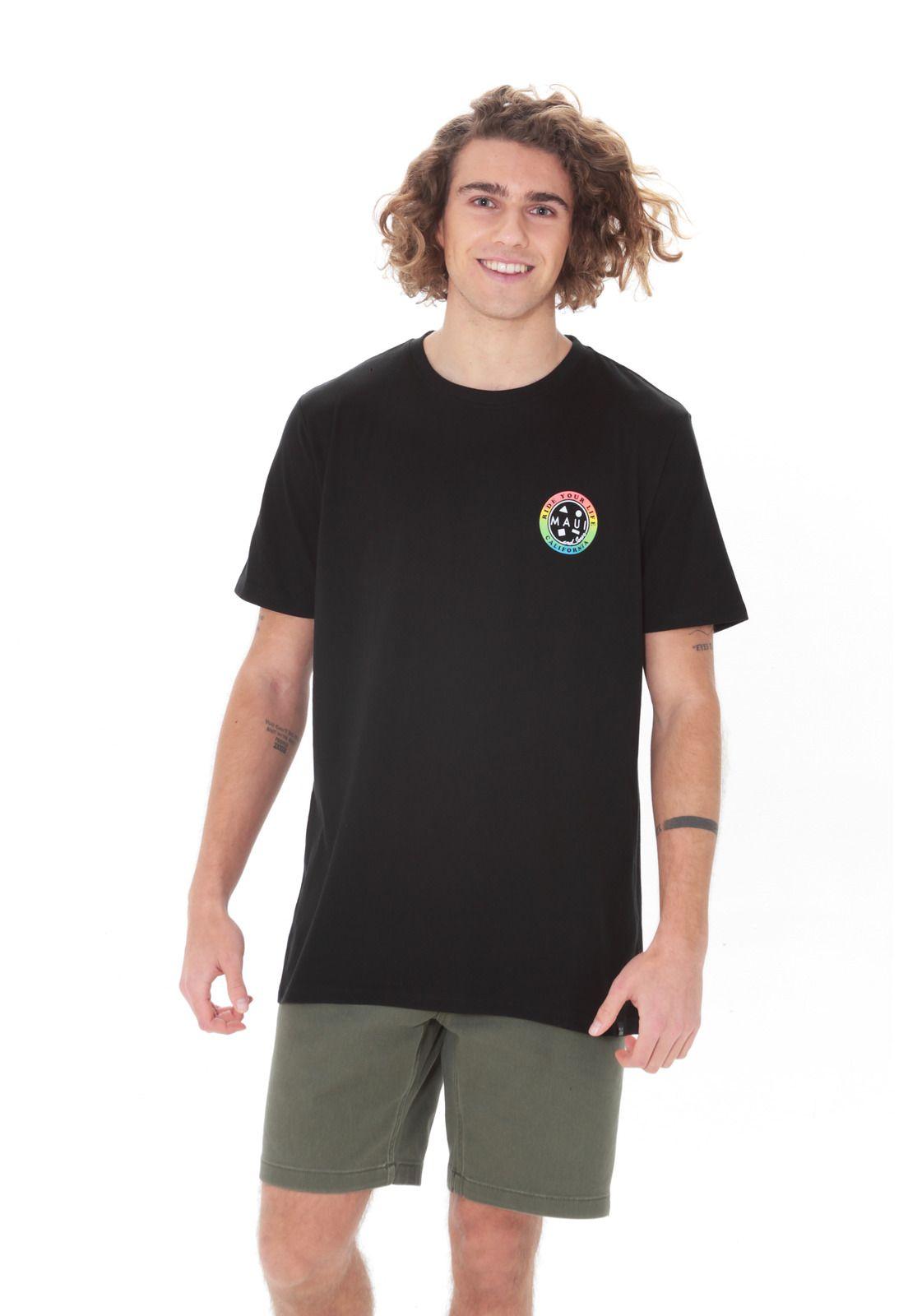 Polera M/C Basica Hombre 5P464-MV21 Negro-0