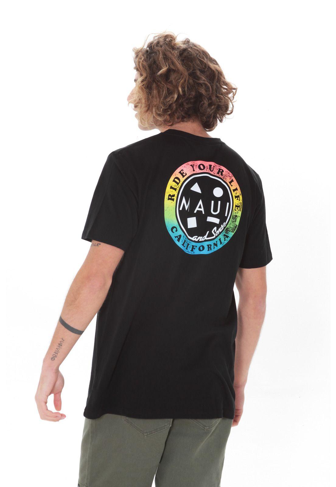 Polera M/C Basica Hombre 5P464-MV21 Negro-1