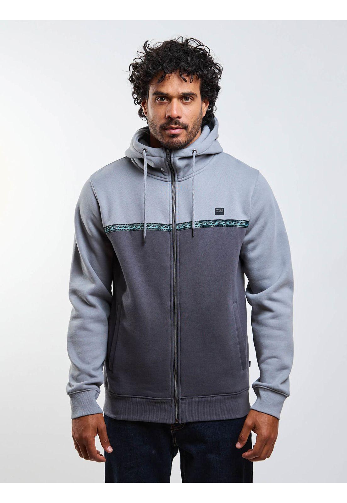 Poleron FZ Solara Gris Hombre Maui And Sons-4