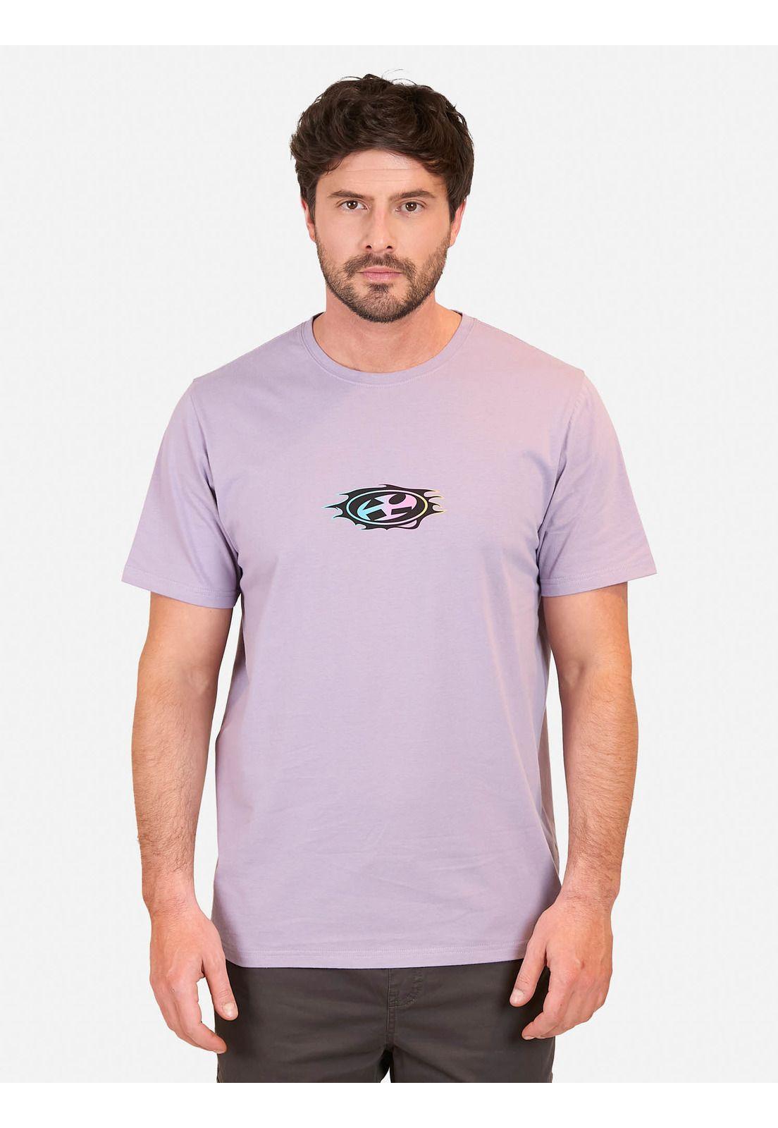 Polera MC Nostalgia Surf Morado Hombre Maui And Sons-0