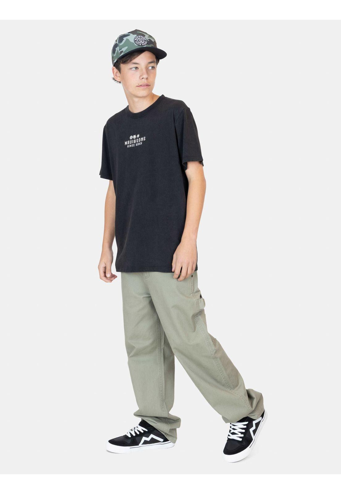 Polera MC CityRush Negro Infantil Maui And Sons-3