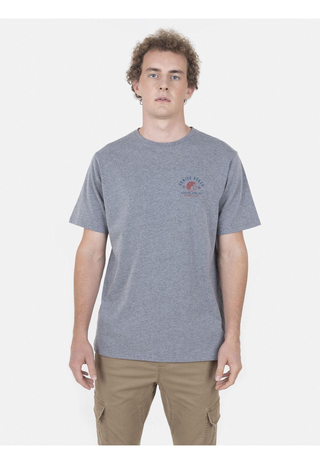 Polera Hombre MID COOKIE SS TEE Gris Maui and Sons-0