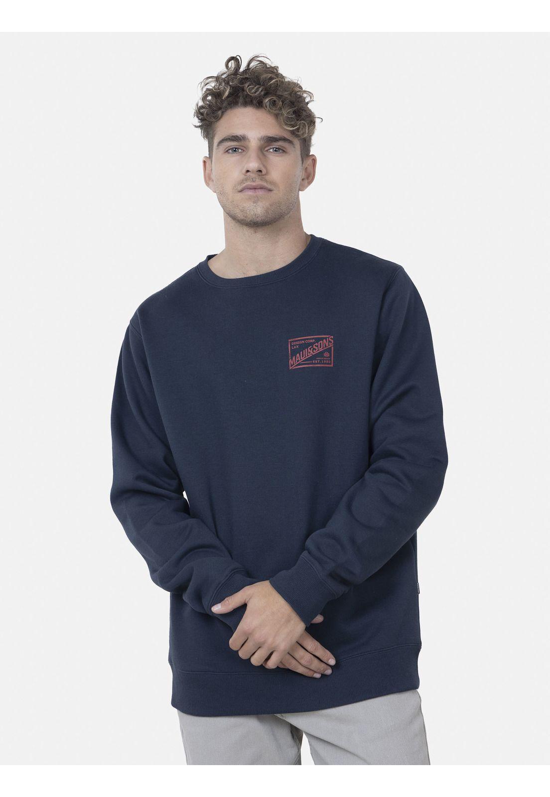 Poleron CR Hombre 5O1029-MI22 Azul Maui and Sons-0