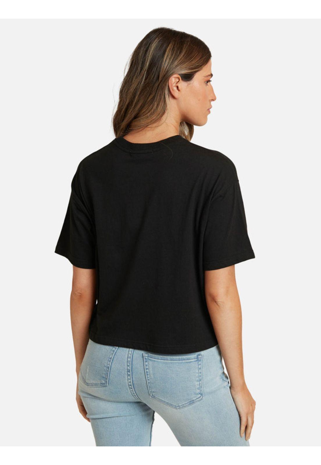 POLERA MC SMILE GRAFFITI NEGRO MUJER MAUI AND SONS-1